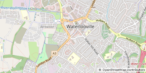 Map of Waterlooville, Hampshire