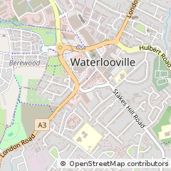 Map of Waterlooville, Hampshire