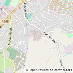 Map of Hailsham,, East Sussex.