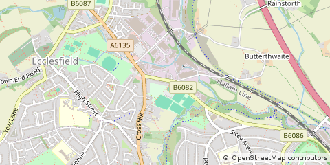 Map of Sheffield