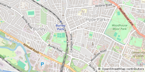 Map of Leeds