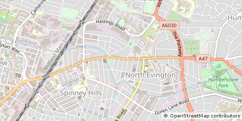 Map of Leicester
