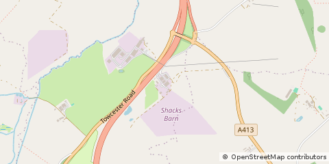 Map of Towcester