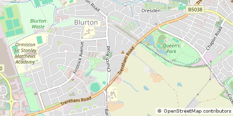 Map of Stoke-on-Trent, Staffordshire