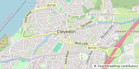 Map of Clevedon