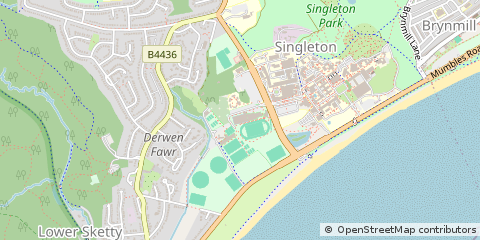 Map of Swansea