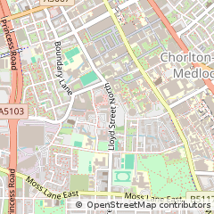 Map of Pencroft WAY Manchester, Lancashire