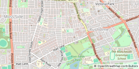 Map of Manchester