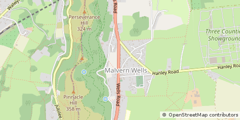 Map of Malvern