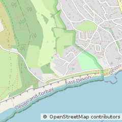 Map of Sidmouth, Devon