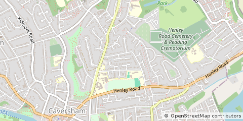 Map of Reading, Berkshire