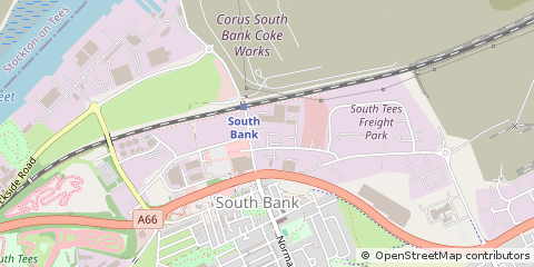 Map of Middlesbrough