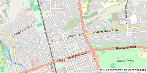 Map of Preston
