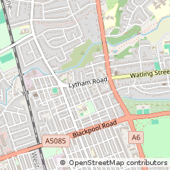 Map of Preston