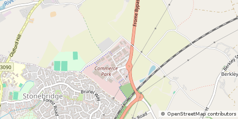 Map of Frome, Somerset