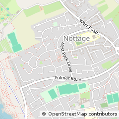Map of Porthcawl, MID Glamorgan