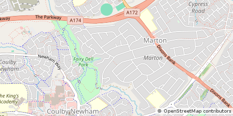Map of Middlesbrough