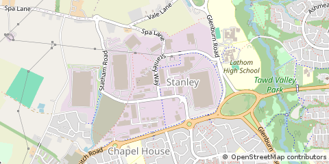 Map of Skelmersdale, Lancashire