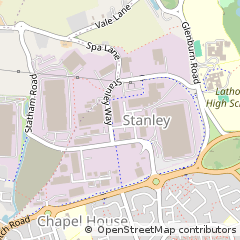Map of Skelmersdale, Lancashire