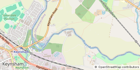 Map of Keynsham, Bristol