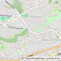 Map of Swansea, Abertawe