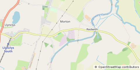 Map of Oswestry, Shropshire