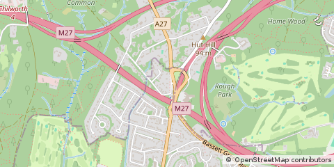 Map of Southampton, Hampshire