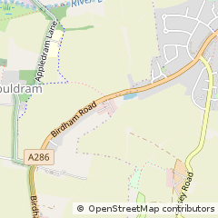 Map of Chichester, West Sussex