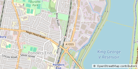 Map of Enfield