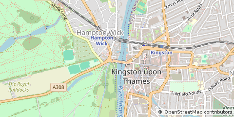 Map of Kingston Upon Thames