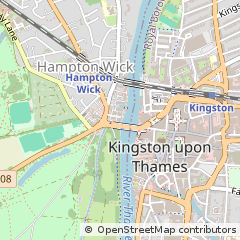 Map of Kingston Upon Thames