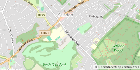 Map of South Croydon