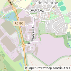 Map of Barnsley, South Yorkshire