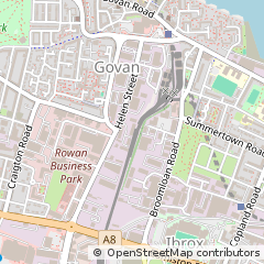 Map of Glasgow, Lanarkshire