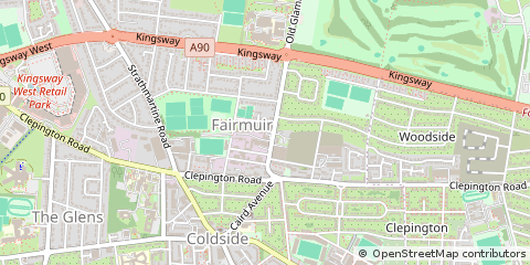 Map of Dundee