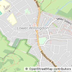 Map of Eastbourne, East Sussex