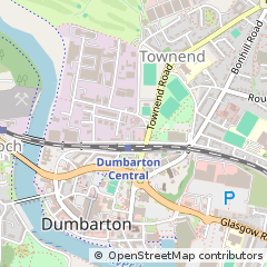 Map of Dumbarton