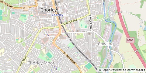 Map of Chorley