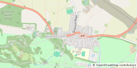 Map of Aylesbury, Buckinghamshire