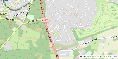 Map of Tadworth