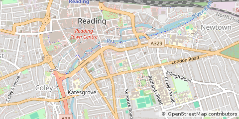 Map of Reading