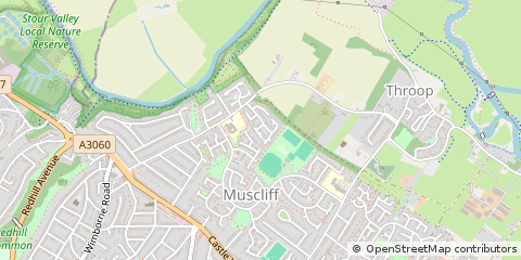 Map of Bournemouth