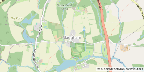Map of Haywards Heath, West Sussex