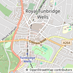 Map of Tunbridge Wells