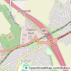 Map of Barnsley, South Yorkshire