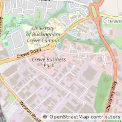 Map of Crewe, Cheshire