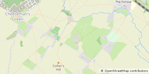Map of Ashford, Kent