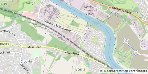 Map of Blaydon-on-Tyne