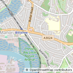 Map of Southampton, Hampshire
