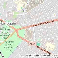 Map of Harrogate, North Yorkshire